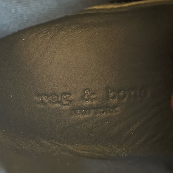 Rag and Bone Manston Burgundy Leather Jogger Running Athleisure shoe sz … - Picture 4 of 14